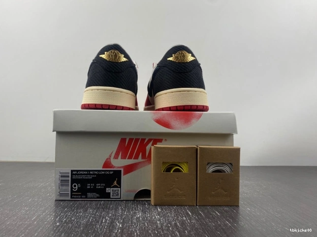 Reps TBkick x OG Low Air 1 FN0432-100 Trophy Room Away Jordan 0722